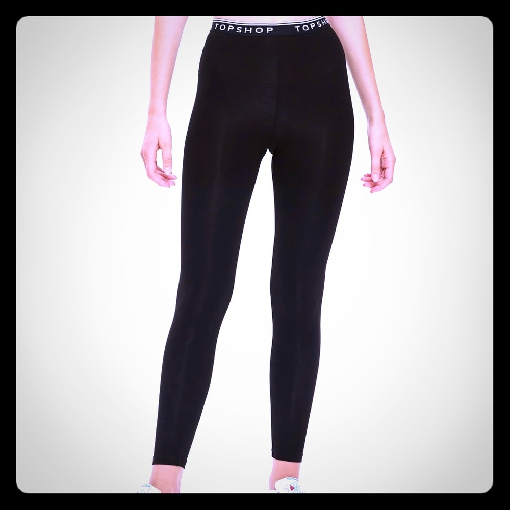 TopShop branded elastic leggings (high waist)
